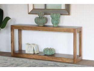 Open Rectangular Ash Console