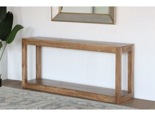 Open Rectangular Ash Console