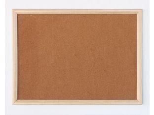Wide Light Wooden Frame Bulletin Board