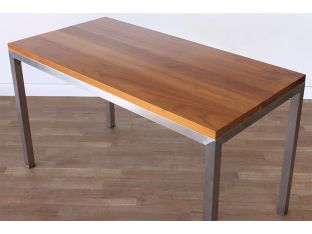 Solid Walnut Top Parsons Desk