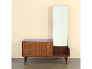 Vintage Mid-Century Dresser With Mirror