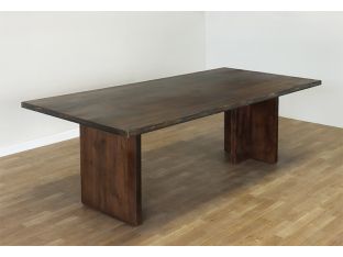 Alder Wood Plank Dining Table