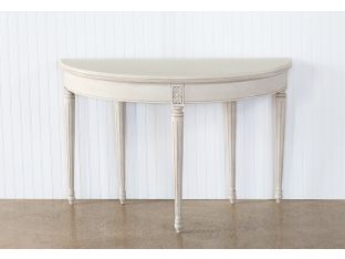 Folding Demi-lune Console Round Table