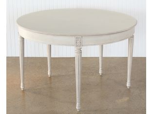 Folding Demi-lune Console Round Table