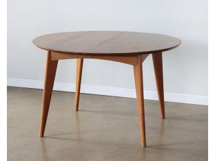Vintage Round Danish Teak Dining Table