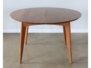 Vintage Round Danish Teak Dining Table