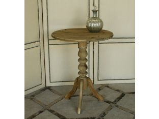 Clarie Side Table in Bleached Pine