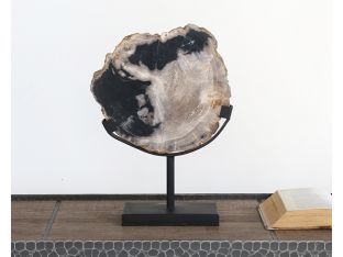 Petrified Wood Sculpture With Stand 2