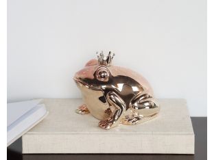 Polished Toad Prince Piggy Bank