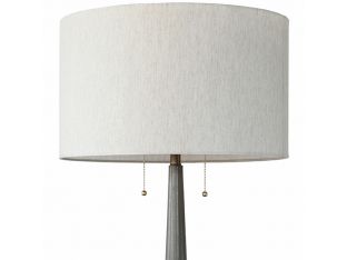 Midriff Gray Floor Lamp