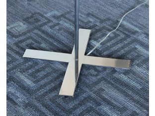 Chrome X Base Floor Lamp
