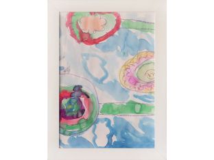 Abstract Flowers 10W x 13.5H
