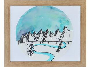 Ski Mountain 12W x 14H
