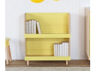 Minimo Modern Maple Yellow Kids Bookcase 