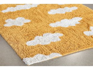 Clouds Rug In Mustard