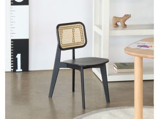 Cane Kid’s Chair Black