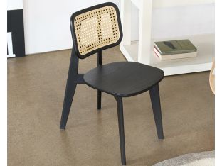 Cane Kid’s Chair Black