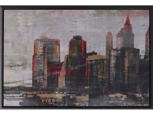 New York Sunset 60W X 40H