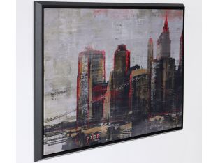 New York Sunset 60W X 40H
