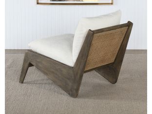 Armless Angular Lounge Chair