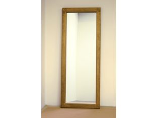 Antique Textured Gold Gilt Floor Mirror