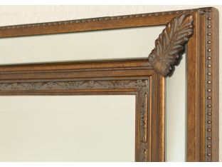 Antique Gold Acanthus Panel Mirror