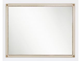 Vintage Ivory Mirror
