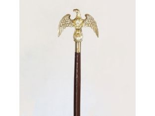 8' Wood Flagpole with Eagle Finial and Base