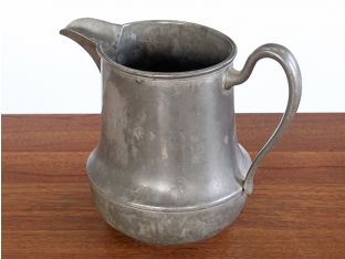 Vintage Pewter Water Pitcher