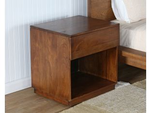 Dark Acacia Nightstand 