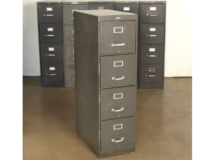 4 Drawer Gray Office File Cabinet