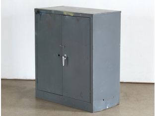 Gray 2-Door 4' Office Cabinet