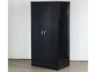 Black 2-Door Office Cabinet