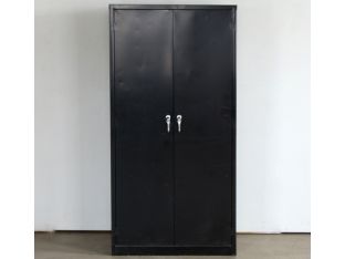 Black 2-Door Office Cabinet
