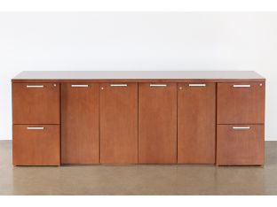 Mahogany Laminated Office Credenza 