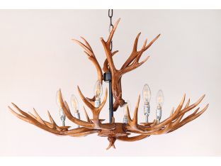 Faux Antler Chandelier