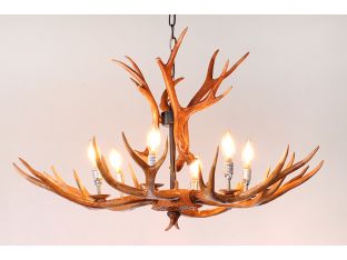 Faux Antler Chandelier