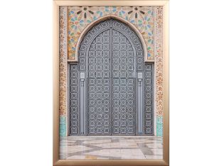 Hassan Mosque Door 26W X 36H