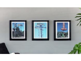 Set of 3 Recessed Motel Photos