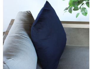 Navy Outdoor Pillow