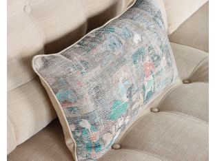 Muted Ancient City Scene Pillow - Cleared
