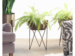 Luna Planter in Weathered Brass