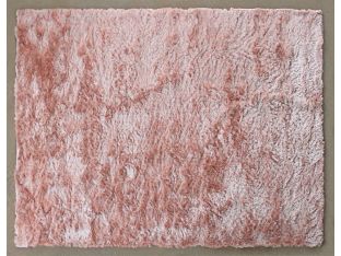 7’6 x 9’6 Blush Color Plush Shag Rug