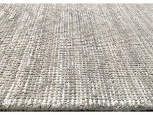 7' 9" X 9' 9" Beige Wool Rug