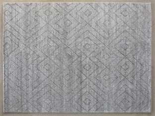Diamond Pattern 8' X 10' - Grey Rug