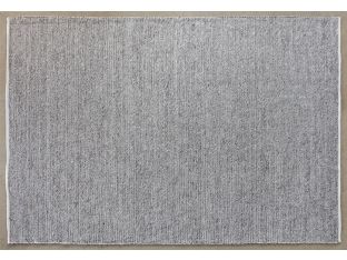 8' X 10' Grey Woven Rug