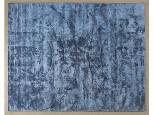 8'x10' Blue Arch Tufted Rug
