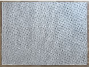 8 X 10 Grey Wool Knotted Rug