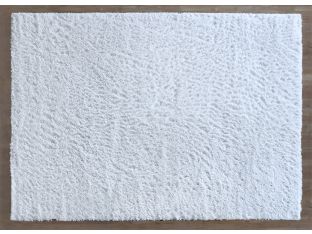 8' X 10' Snow-White Two-Inch Pile Shag Rug 