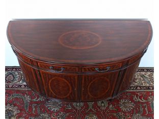 Flame Veneered Bowfront Sideboard